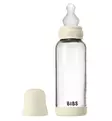 Bibs Lasinen tuttipullo 240 ml, silikoninen tuttipää ivory wauva - Tuttipullot ja tuttipäät - 50201216 - 1