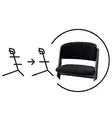 Cybex Lemo Platinum Child Cushion Tuolin pehmuste stone black wauva - Syöttötuolien lisävarusteet - 524001616 - 4