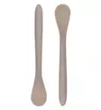 Najell Silikoninen lasten syöttölusikka 2-pack dune beige wauva - Lasten ensilusikat ja aterimet - N210106 - 1