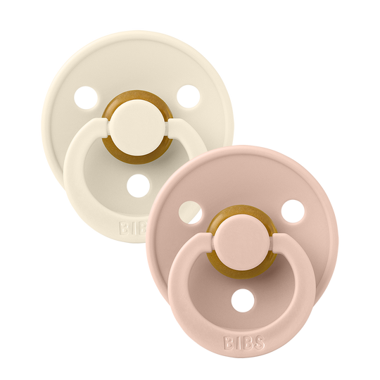 Bibs_colour_tutti_tutit_2_pack_wauva_ivory_blush - Tutit ja tuttinauhat - 110256 - 1