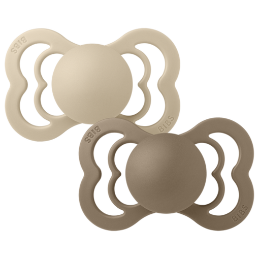 Bibs_supreme_tutti_tutit_2_pack_wauva_vanilla_dark_oak - Tutit ja tuttinauhat - 160336 - 1