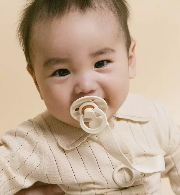 bibs tuttinauha clip loop ivory wauva - Tutit ja tuttinauhat - 9501216 - 1