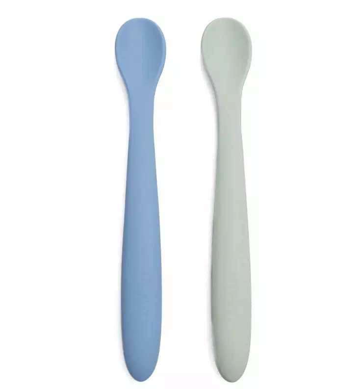 mylo, silikonilusikat, silikoninen lusikka, wauva, serenity, sage - Lasten ensilusikat ja aterimet - 6430071044636 - 1