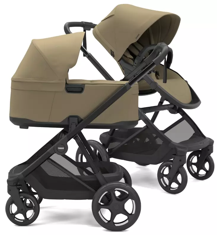 thule charm 2-in-1 yhdistelmävaunut faded khaki wauva - Yhdistelmävaunut - 11500506 - 1