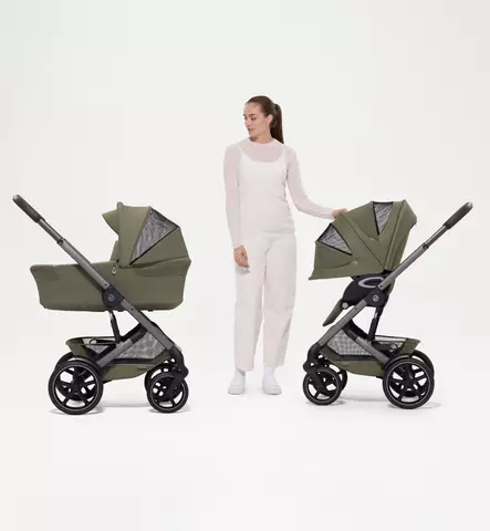 Cybex Talos S Lux Lastenvaunut moon black wauva - Yhdistelmävaunut - 526001727 - 2