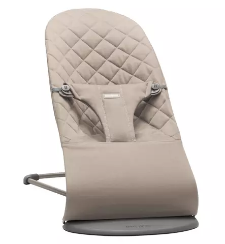 babybjörn_balance_bliss_bouncer_sitteri_woven_classic_quilt_sand_grey_wauva - Sitterit ja keinut - 006217 - 2