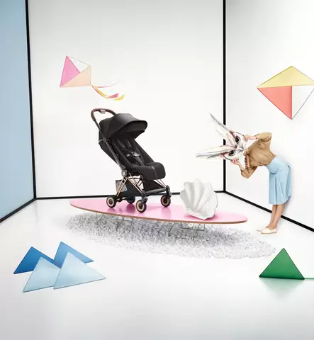 Cybex Coya Style Matkarattaat / Kaupunkirattaat chrome brown city grey wauva - Matkarattaat - 526000747 - 2