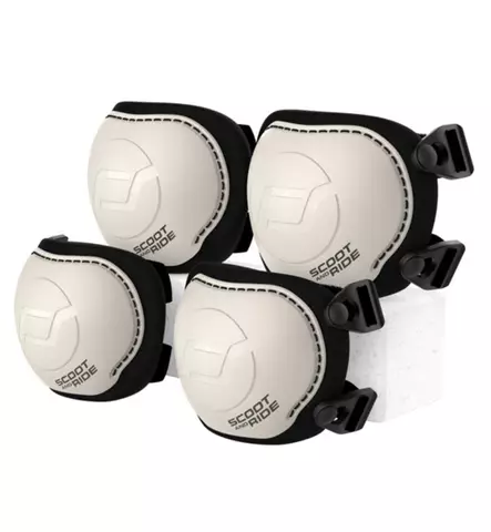 Scoot & Ride Lasten Polvi- ja kyynärsuojat ash wauva - Lasten potkupyörät ja kypärät - 00017 - 1