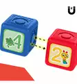 Baby Einstein pinottavat magneettikuutiot aktiviteettilelu wauva - Vaunu- ja aktiviteettilelut vauvoille - BE-16657 - 5