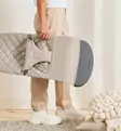 babybjörn_balance_bliss_bouncer_sitteri_woven_classic_quilt_sand_grey_wauva - Sitterit ja keinut - 006217 - 8