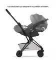 Cybex Coya Style Matkarattaat / Kaupunkirattaat matt black city grey wauva - Matkarattaat - 526000687 - 8