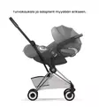 Cybex Coya Style Matkarattaat / Kaupunkirattaat chrome brown city grey wauva - Matkarattaat - 526000747 - 8