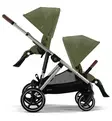 Cybex Gazelle S Sisaristuin moss green wauva - Kaksos- ja sisarusrattaat - 525000137 - 6