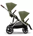 Cybex Gazelle S Sisaristuin moss green wauva - Kaksos- ja sisarusrattaat - 525000137 - 5