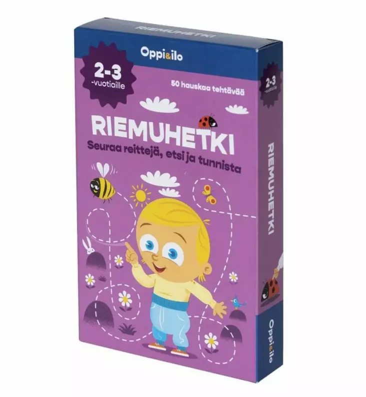 Oppi&Ilo_puuhakortit_riemuhetki_lelu_taapero_2-3v_wauva - Puuhalelut taaperoille - WS579117 - 3