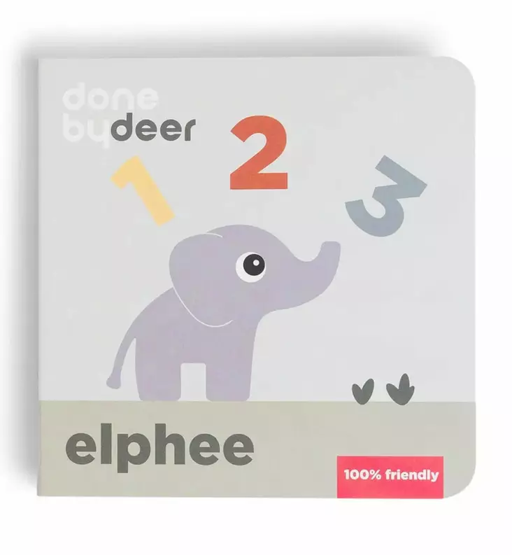Done_by_Deer_Counting_Board_Book_Kirja_Elphee_Colourful_Wauva_Tampere_Helsinki - Ensikirjat ja pehmokirjat - 4855067 - 1