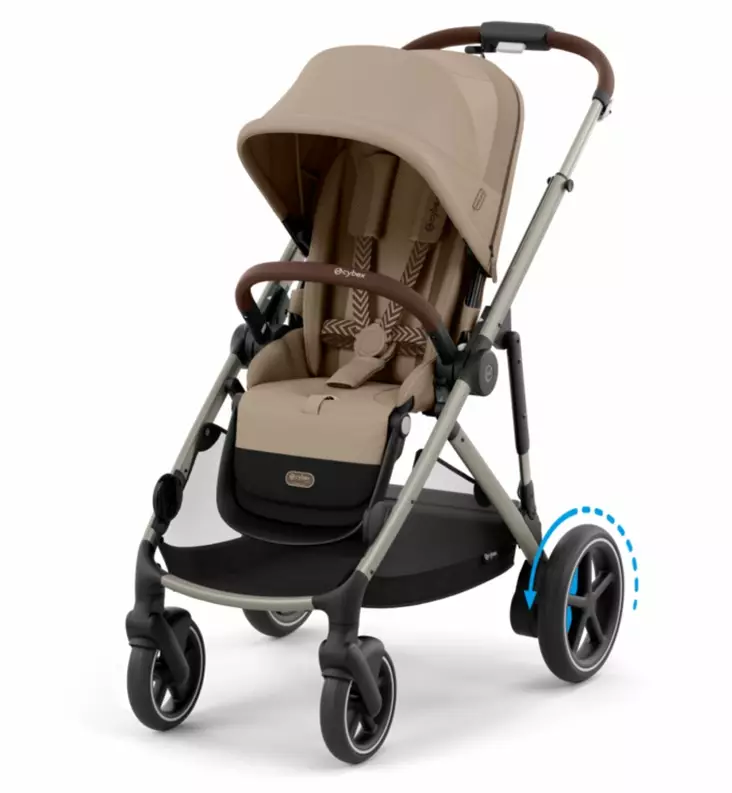 Cybex eGazelle s=C3=A4hk=C3=B6avusteinen lastenratas Almond Beige Wauv=
a - Lastenrattaat - 524000547 - 1