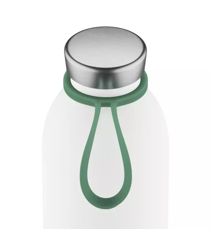24 Bottles Juomapullon pidike / lenkki light green wauva - Lasten mukit, nokkamukit ja pillimukit - 697 - 1