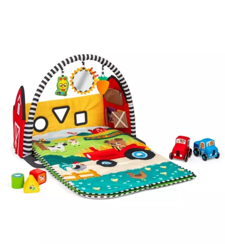 baby einstein busy barnyard leikkimatto wauva - Leikkimatot ja lelukaaret - BE-17327 - 1