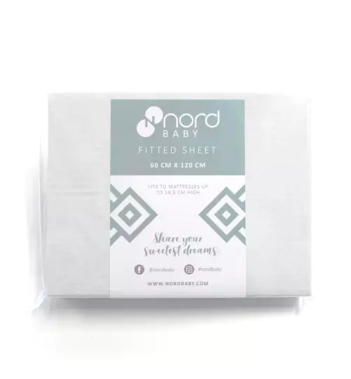 Nordbaby Pinnasängyn muotolakana wauva - Liinavaatteet ja suojat pinnasänkyyn - 232387 - 1