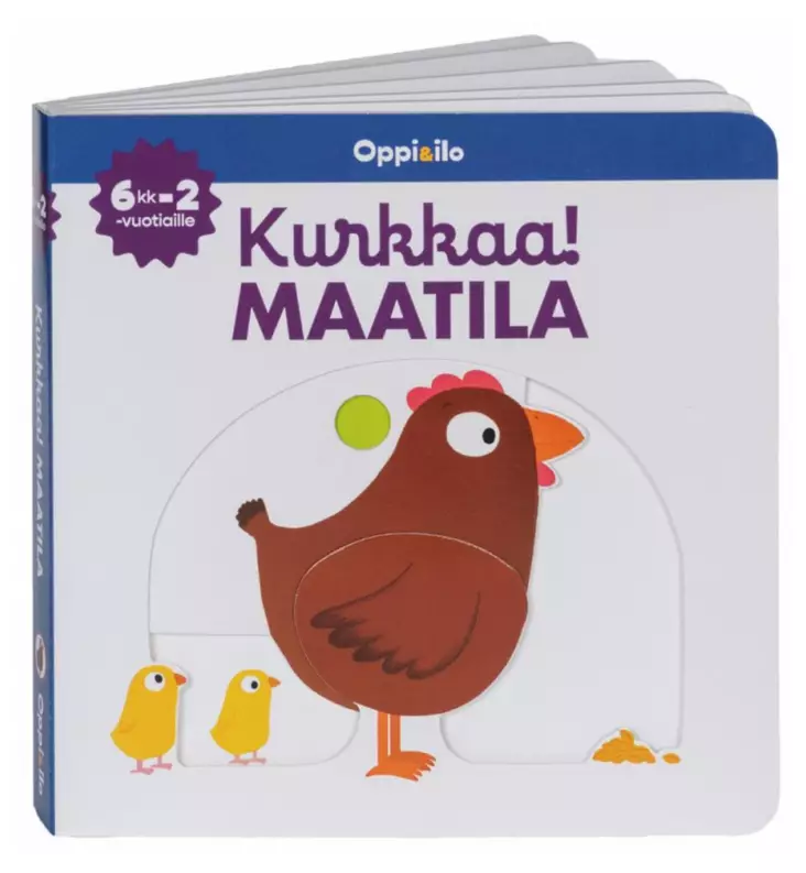 Oppi&Ilo kurkkaa maatila ensikirja kuvasanakirja wauva - Ensikirjat ja pehmokirjat - WS581597 - 1