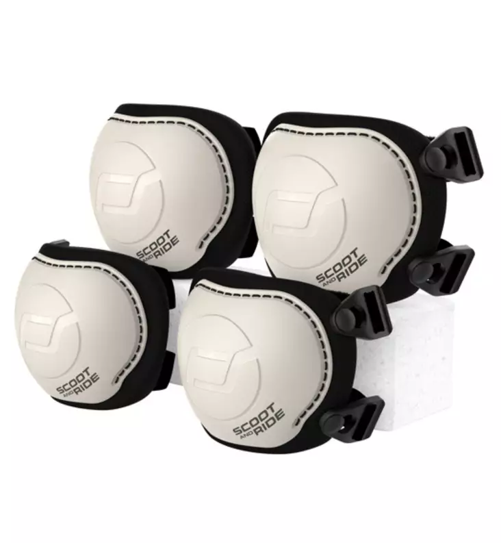 Scoot & Ride Lasten Polvi- ja kyynärsuojat ash wauva - Lasten potkupyörät ja kypärät - 00027 - 1