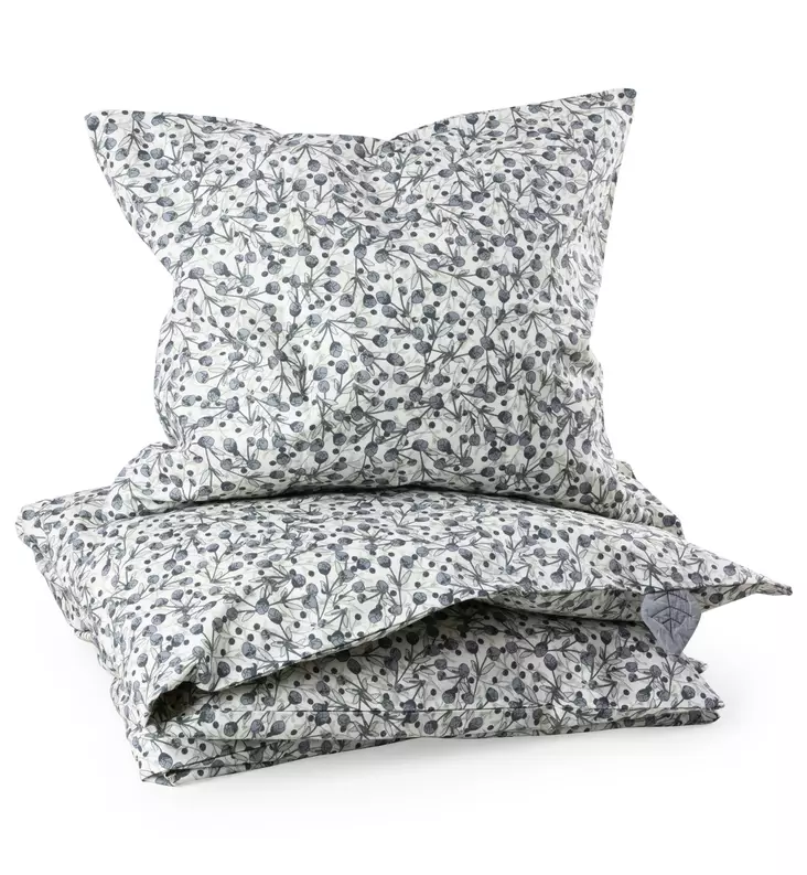 Sebra vauvan pussilakana tyynyliina blue olive wauva - Liinavaatteet ja suojat pinnasänkyyn - 100130017 - 1