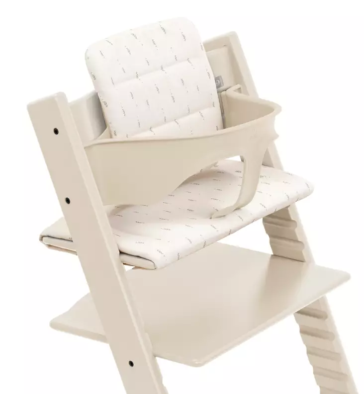 Stokke Tripp Trapp Pehmuste syöttötuoliin wheat cream wauva - Syöttötuolien lisävarusteet - 690007 - 1