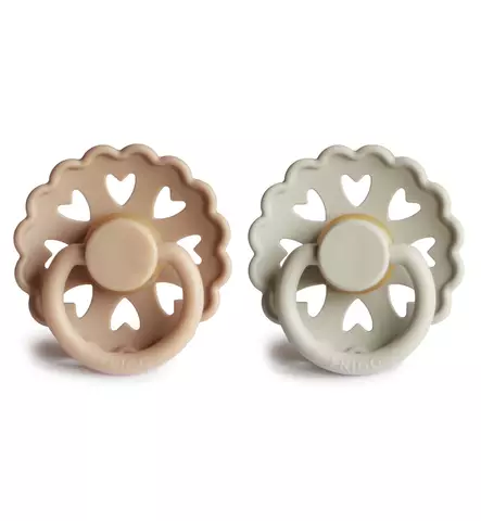 Frigg tutti Fairytale - Pyöreä luonnonkumi, 2-pack - Tutit ja tuttinauhat - 100168 - 1