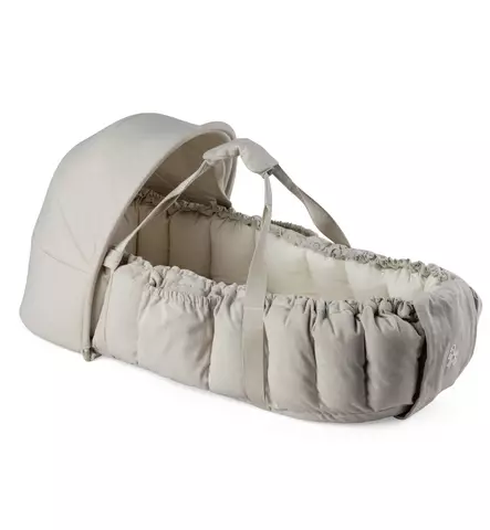 Sebra Kannettava Unipesä/Kantokassi 3-in-1 kuomulla morning beige melange wauva - Unipesät, unipussit ja kapalot - 101630008 - 2