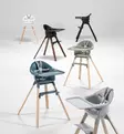 Stokke Clikk Syöttötuoli glacier green wauva - Syöttötuolit - 552008 - 8