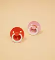 Bibs Colour Yötutti 2-pack Latex Baby Pink Tango wauva - Tutit ja tuttinauhat - 110478 - 7