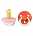 Bibs Colour Yötutti 2-pack Latex Baby Pink Tango wauva - Tutit ja tuttinauhat - 120478 - 3