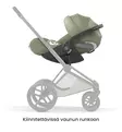 Cybex Cloud T i-Size turvakaukalo sage green wauva - ISOFIX turvakaukalot - 526000498 - 9