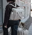 Sebra Kannettava Unipesä/Kantokassi 3-in-1 kuomulla morning beige melange wauva - Unipesät, unipussit ja kapalot - 101630008 - 5