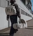 Sebra Kannettava Unipesä/Kantokassi 3-in-1 kuomulla morning beige melange wauva - Unipesät, unipussit ja kapalot - 101630008 - 9