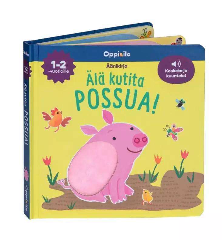 Oppi&Ilo_=C3=A4l=C3=A4_kutita_possua_=C3=A4=C3=A4nikirja_katselukirja_=
wauva - Ensikirjat ja pehmokirjat - WS60508 - 1