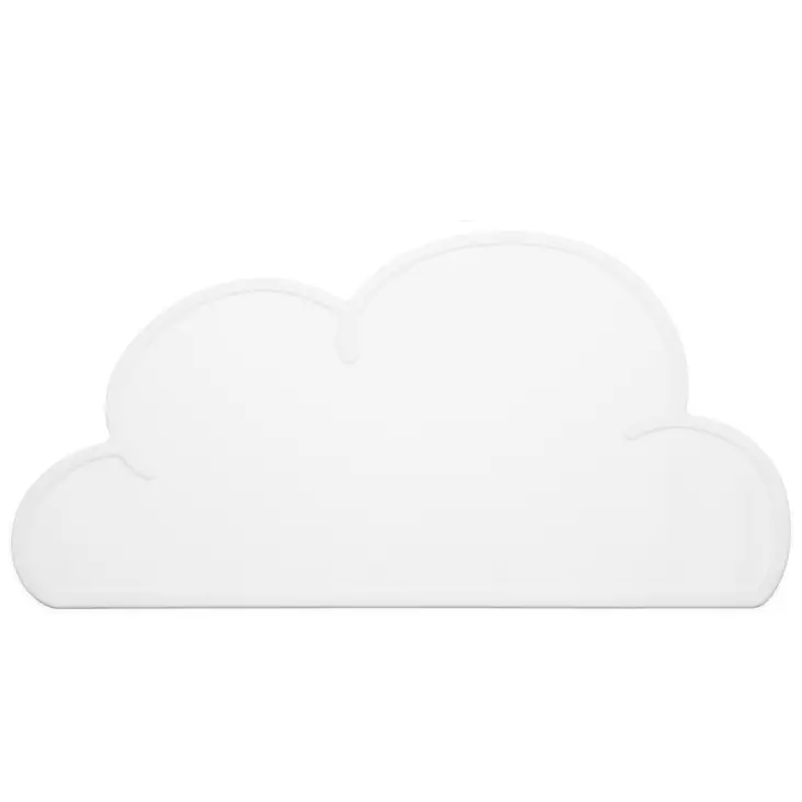 AddBaby Moln Ruokailualusta Pilvi valkoinen wauva - Ruokailualustat - 100718 - 2