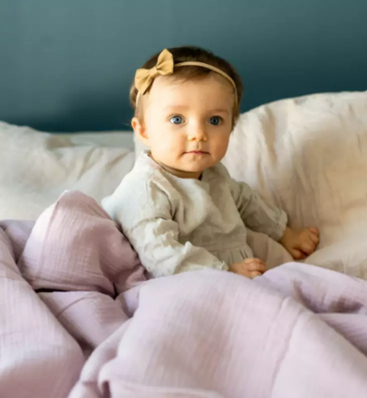 Unavaate vauvan pussilakanat old rose wauva - Liinavaatteet ja suojat pinnasänkyyn - 84300 - 1