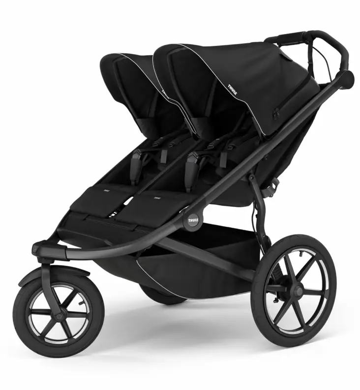 Thule Urban Glide 3 tuplarattaat black wauva - Urheilu- ja juoksurattaat - 10101998 - 1