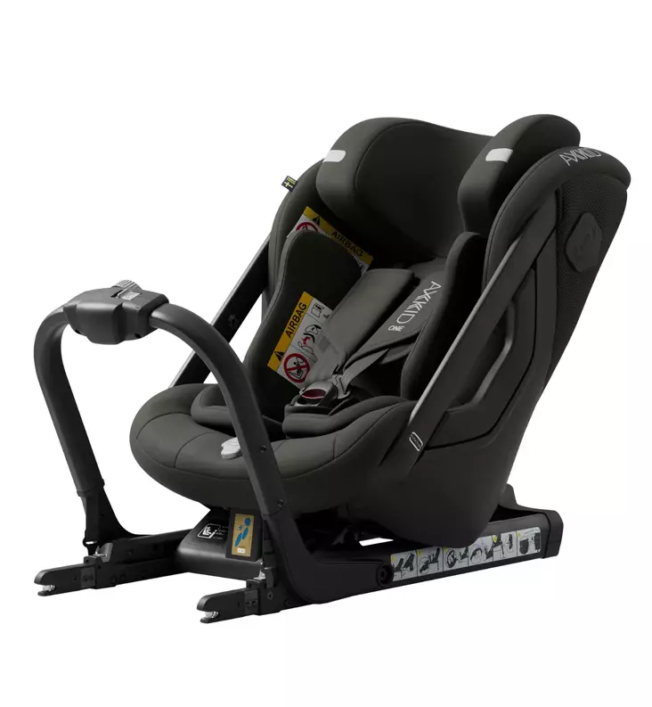 Axkid ONE 3 Turvaistuin 61-125 cm/23 kg forest moss green wauva - ISOFIX turvaistuimet - 25110248 - 1