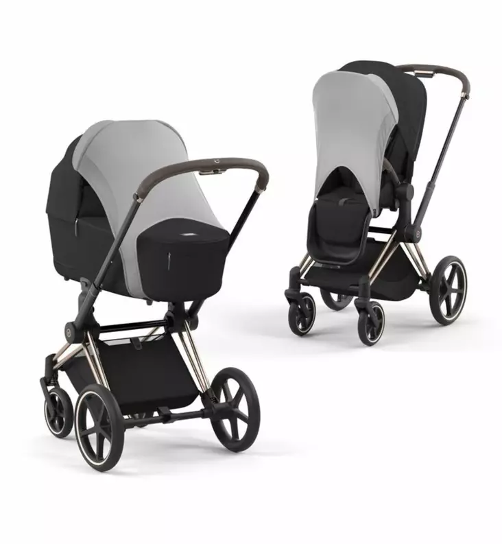Cybex_Platinum_aurinkosuoja_SunSail_LightGrey_wauva - Vaunuverhot ja aurinkovarjot rattaisiin - 522000408 - 1
