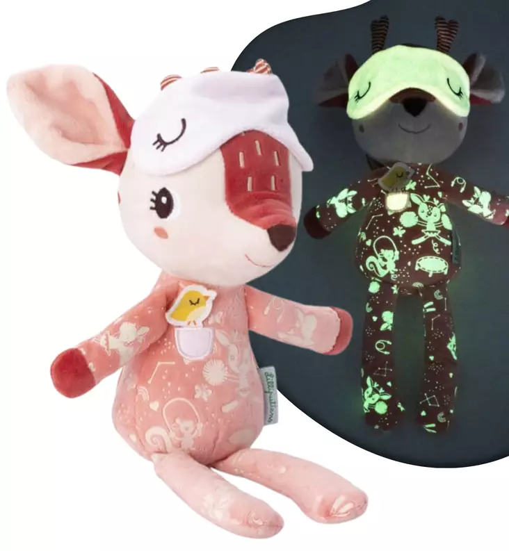 Lilliputiens Unikaveri bambi pimeässä hohtava wauva - Unilelut ja uniliinat - LP83448 - 1