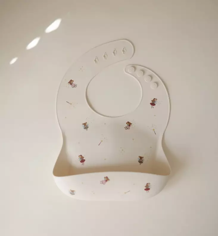 mushie silikoninen ruokalappu fairy mice keiju hiiret wauva - Ruokalaput - 102168 - 1
