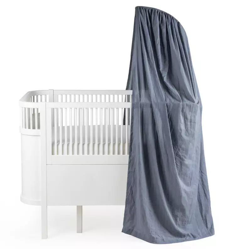 Sebra katosverho pinnasänkyyn forest lake blue wauva - Liinavaatteet ja suojat pinnasänkyyn - 101530018 - 1