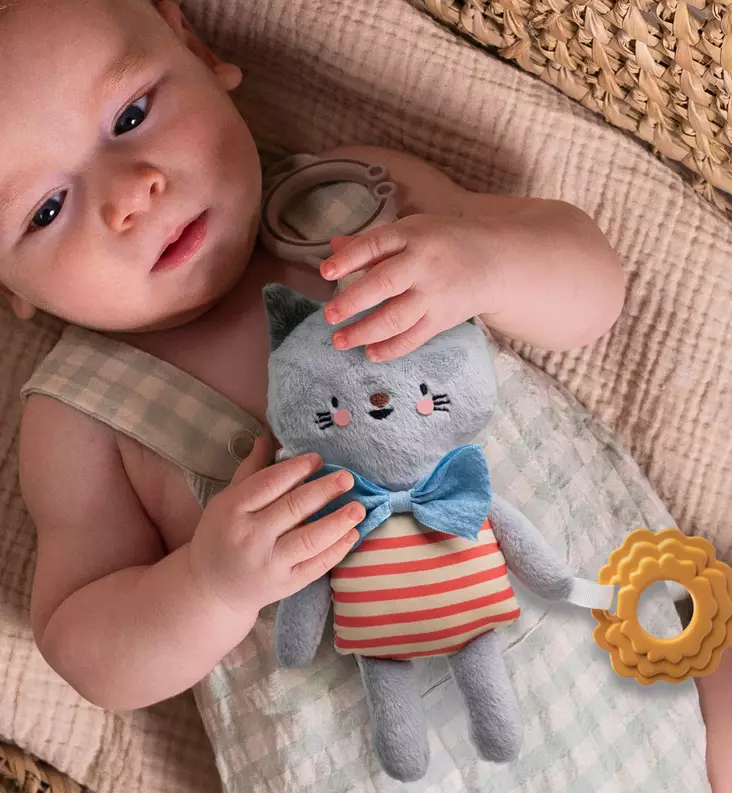 Taf Toys Aktiviteettilelu ja vaunulelu vauvalle clara the cat wauva - Vaunu- ja aktiviteettilelut vauvoille - 293488 - 1