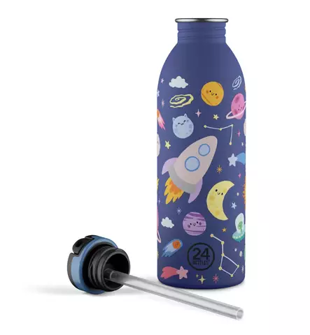 24_bottles_lasten_metallinen_pillipullo_wauva - Lasten mukit, nokkamukit ja pillimukit - 002099 - 2