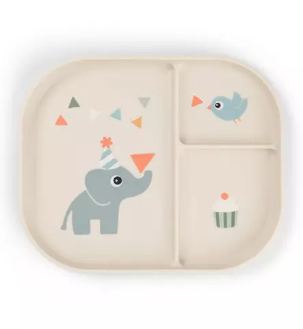 Done by Deer Foodie Lokerolautanen celebration sand wauva - Lasten kulhot ja lautaset - 1766989 - 2