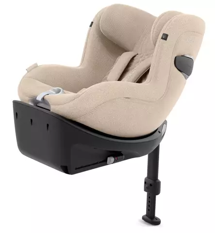 Cybex Sirona Ti i-Size turvaistuin kiinteällä jalustalla plus cozy beige wauva - ISOFIX turvaistuimet - 525000899 - 2