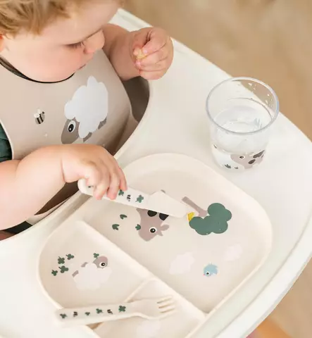 Done by Deer lokerolautanen tiny farm sand wauva - Lasten kulhot ja lautaset - 1756989 - 2